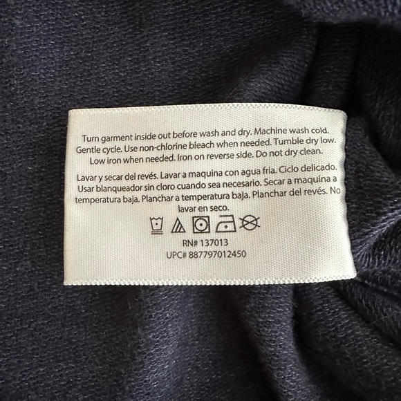 Wildfox Navy 'Good Vibes' Crew Neck Sweater - Picture 6 of 9